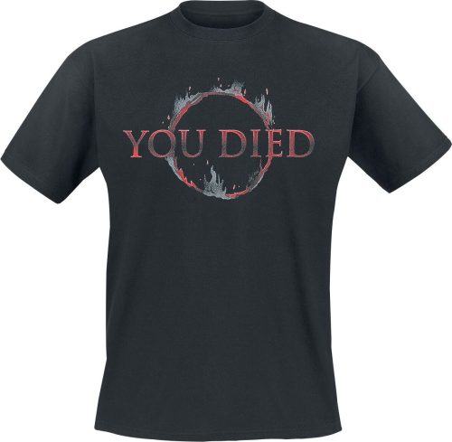 Dark Souls You died Tričko černá