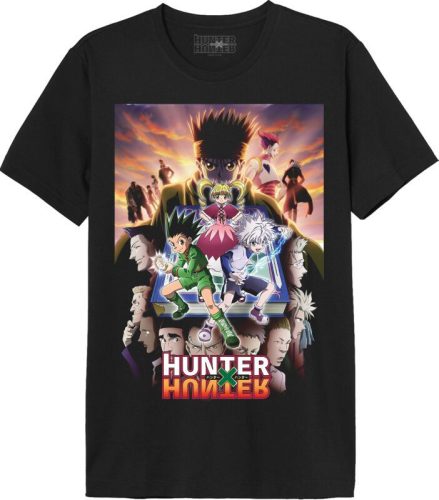 Hunter x Hunter Hunter Team Tričko černá