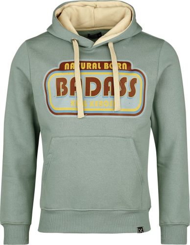 King Kerosin Badass Hoodie Mikina s kapucí zelená