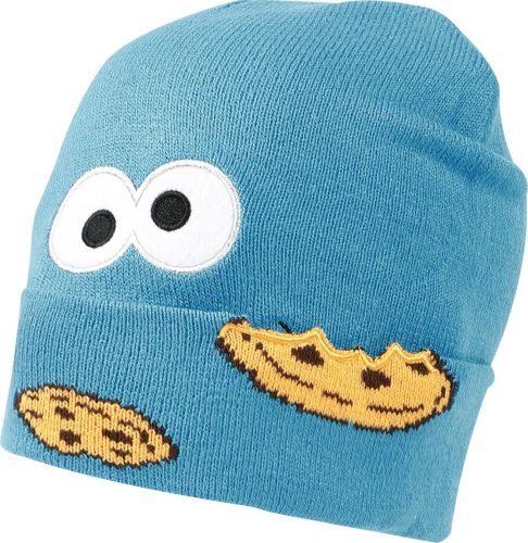 Sesame Street Krümelmonster Beanie čepice modrá