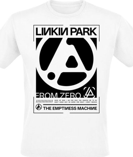 Linkin Park From Zero The Emptiness Block Tričko bílá