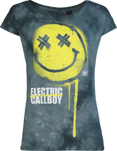 Electric Callboy Spray Smile Dámské tričko šedá