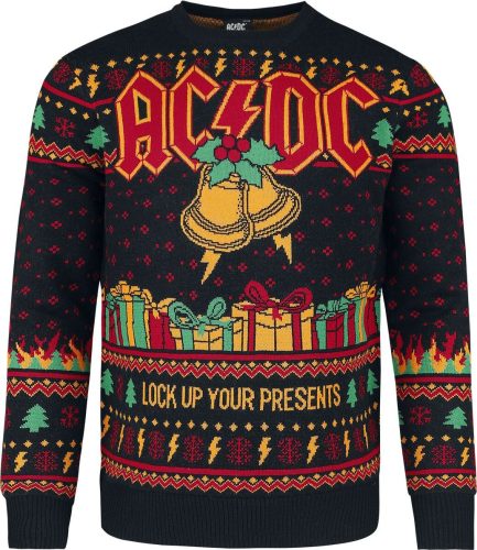 AC/DC Holiday Sweater 2024 Pletený svetr vícebarevný