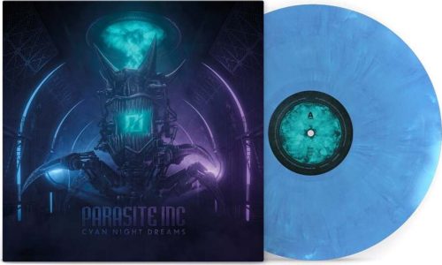 Parasite Inc Cyan night dreams LP mramorovaná