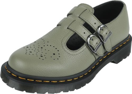 Dr. Martens Boty 8065 Mary Jane - Muted Olive Virginia obuv olivová