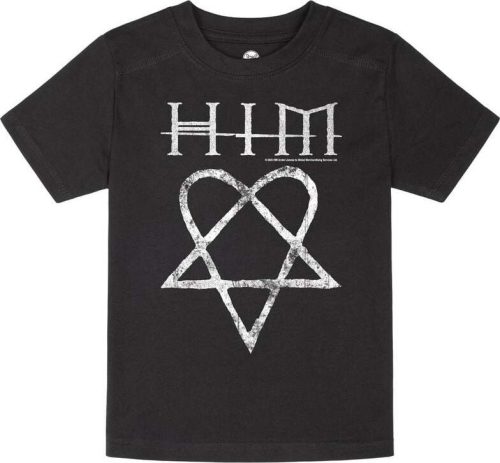 HIM Metal Kids - Heartgram detské tricko černá