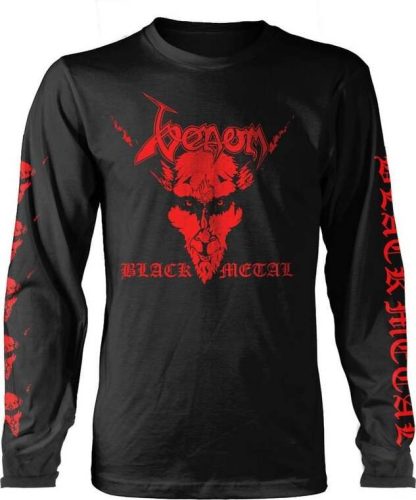 Venom Black Metal (Red) Tričko s dlouhým rukávem černá