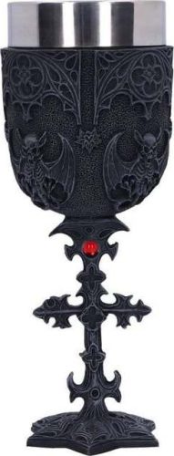 Nemesis Now Vampires goblet grál cerná/cervená