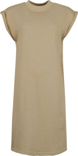 Urban Classics Ladies Light Terry Dress Šaty béžová