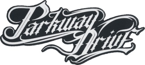 Parkway Drive Parkway Drive Logo nášivka cerná/bílá