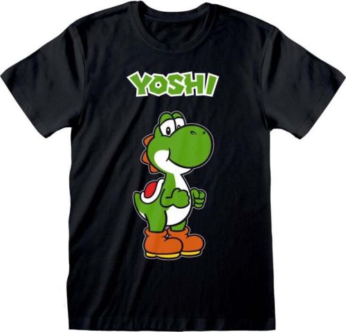 Super Mario Yoshi Tričko černá