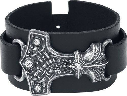 Alchemy Gothic Thorshammer Kožený náramek standard