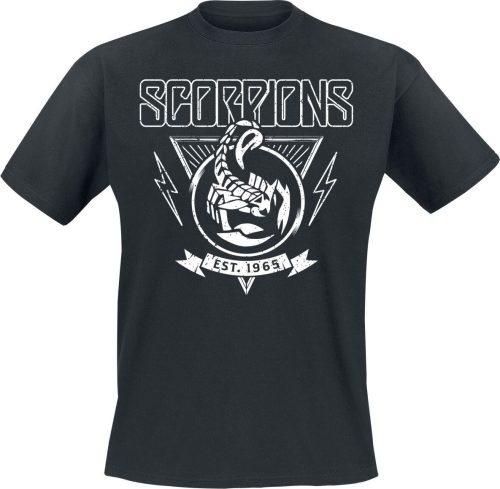 Scorpions Est 1965 Tričko černá