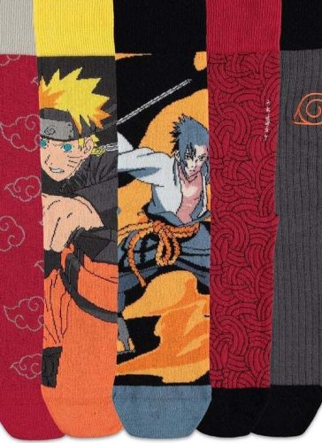 Naruto Naruto Shippuden - 5er Pack Ponožky vícebarevný