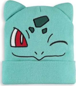 Pokémon Bisasam Beanie čepice tyrkysová