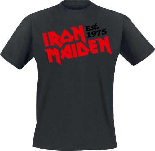 Iron Maiden Est. 1975 Tričko černá