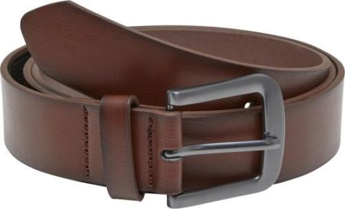 Urban Classics Easy Synthetic Leather Belt Opasky hnědá