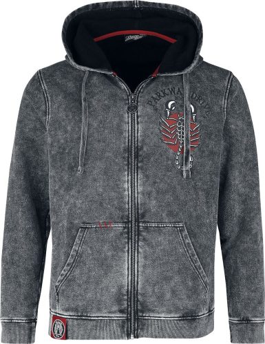 Parkway Drive EMP Signature Collection Mikina s kapucí na zip šedá