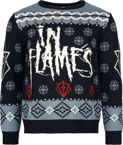 In Flames Holiday Sweater 2024 Pletený svetr vícebarevný