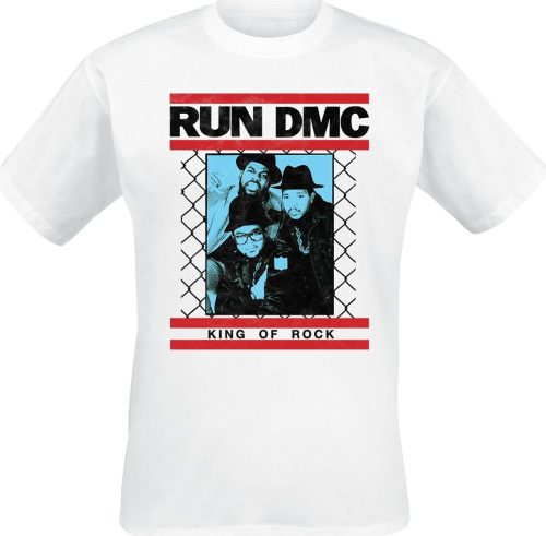 Run-D.M.C. King of Rock Fence Tričko bílá