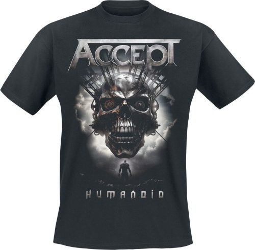 Accept Humanoid Tričko černá