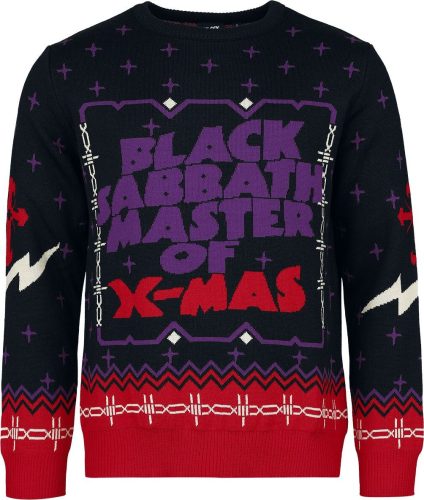 Black Sabbath Holiday Sweater 2024 Pletený svetr vícebarevný