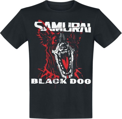 Cyberpunk Samurai - Black Dog Tričko černá