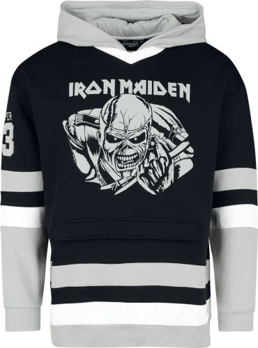 Iron Maiden EMP Signature Collection Mikina s kapucí bílá / černá / šedá